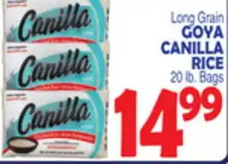 Bravo Supermarkets GOYA CANILLA RICE offer