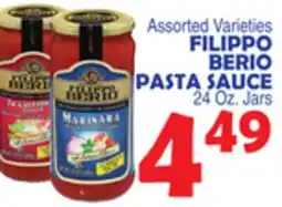 Bravo Supermarkets FILIPPO BERIO PASTA SAUCE offer