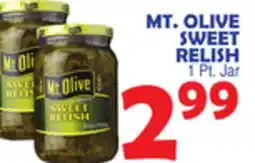 Bravo Supermarkets MT. OLIVE SWEET RELISH offer
