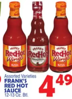 Bravo Supermarkets FRANK'S RED HOT SAUCE offer
