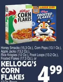 Bravo Supermarkets KELLOGG'S CORN FLAKES 12 Oz. Boxes offer