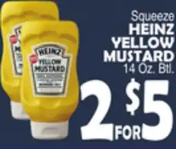 Bravo Supermarkets HEINZ YELLOW MUSTARD offer