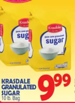 Bravo Supermarkets KRASDALE GRANULATED SUGAR offer