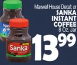 Bravo Supermarkets SANKA INSTANT COFFEE offer
