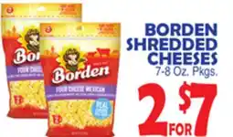 Bravo Supermarkets BORDEN SHREDDED CHEESES offer