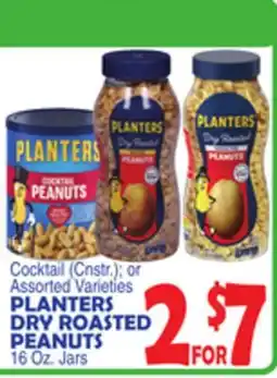 Bravo Supermarkets PLANTERS DRY ROASTED PEANUTS offer