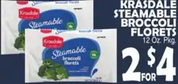 Bravo Supermarkets KRASDALE STEAMABLE BROCCOLI FLORETS offer