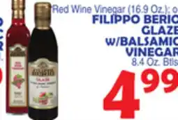 Bravo Supermarkets FILIPPO BERIO GLAZE W/BALSAMIC VINEGAR 8.4 Oz. Btls offer