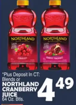 Bravo Supermarkets NORTHLAND CRANBERRY JUICE offer