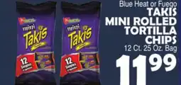 Bravo Supermarkets TAKIS MINI ROLLED TORTILLA CHIPS offer