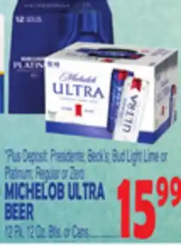 Bravo Supermarkets MICHELOB ULTRA BEER offer