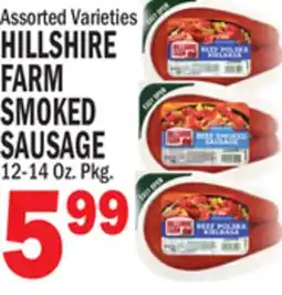 Bravo Supermarkets HILLSHIRE FARM SMOKED SAUSAGE offer