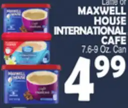 Bravo Supermarkets MAXWELL HOUSE INTERNATIONAL CAFE offer