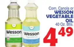 Bravo Supermarkets WESSON VEGETABLE OIL offer