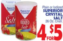Bravo Supermarkets SUPERIOR CRYSTAL SALT offer