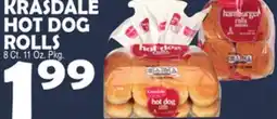 Bravo Supermarkets KRASDALE HOT DOG ROLLS offer