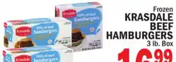 Bravo Supermarkets KRASDALE BEEF HAMBURGERS offer