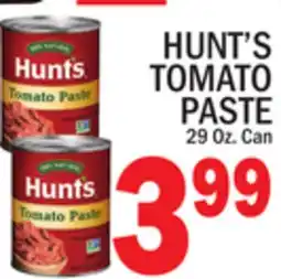 C Town HUNT'S TOMATO PASTE offer