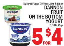 C Town DANNON FRUIT ON THE BOTTOM YOGURT offer
