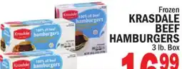 C Town KRASDALE BEEF HAMBURGERS offer