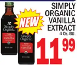C Town SIMPLY ORGANIC VANILLA EXTRACT offer
