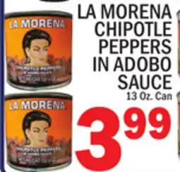C Town LA MORENA CHIPOTLE PEPPERS IN ADOBO SAUCE offer
