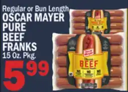C Town OSCAR MAYER PURE BEEF FRANKS offer