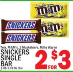 C Town SNICKERS SINGLE BAR offer
