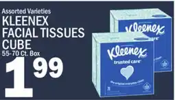 C Town KLEENEX FACIAL TISSUES CUBE offer