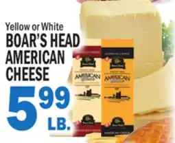 C Town BOAR'S HEAD AMERICAN CHEESE offer