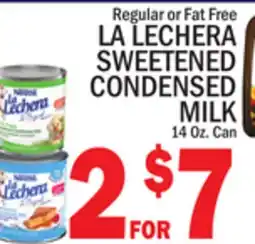 C Town LA LECHERA SWEETENED CONDENSED MILK offer