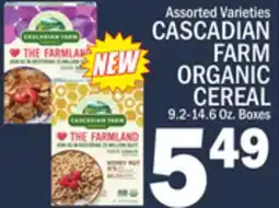 C Town CASCADIAN FARM ORGANIC CEREAL offer