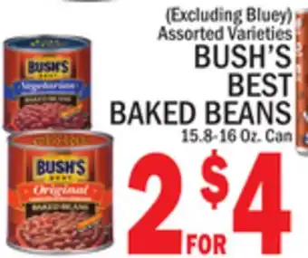 C Town BUSH'S BEST BAKED BEANS offer
