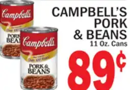 C Town CAMPBELL'S PORK & BEANS offer