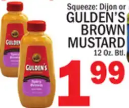 C Town GULDEN'S BROWN MUSTARD offer
