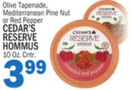 C Town CEDAR'S RESERVE HOMMUS offer