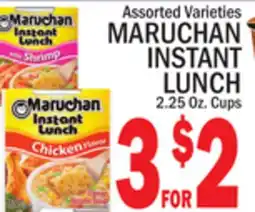 C Town MARUCHAN INSTANT LUNCH offer