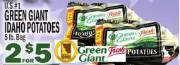 C Town GREEN GIANT IDAHO POTATOES offer