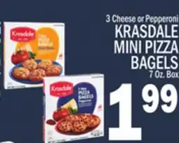 C Town KRASDALE MINI PIZZA BAGELS offer