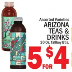 C Town ARIZONA TEAS & DRINKS offer