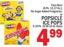 C Town POPSICLE ICE POPS 6-18 Pk. 10.96-33 Oz. Boxes offer