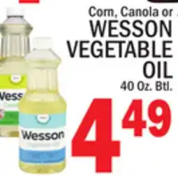 C Town WESSON VEGETABLE OIL offer