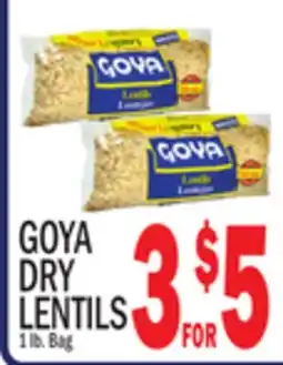 C Town GOYA DRY LENTILS offer