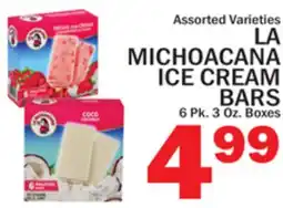 C Town LA MICHOACANA ICE CREAM BARS offer