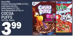 C Town GENERAL MILLS COCOA PUFFS 10.4 Oz. Boxes offer