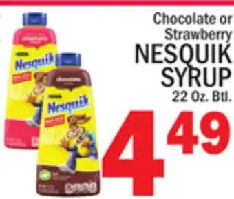 C Town NESQUIK SYRUP offer