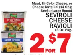 C Town SEVIROLI CHEESE RAVIOLI 13 Oz. Pkg offer