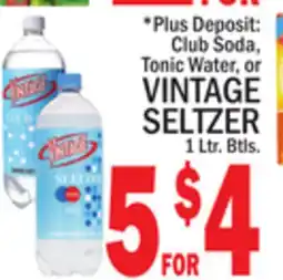 C Town VINTAGE SELTZER offer