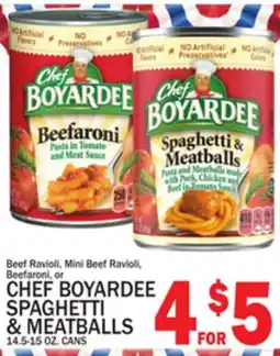 C Town CHEF BOYARDEE SPAGHETTI & MEATBALLS offer