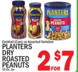 C Town PLANTERS DRY ROASTED PEANUTS offer